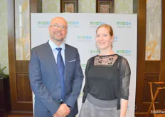 Organisers of the 2022 PREGA Conference and Exhibition in Budapest, Agroinform.hu Bence Bolyki, CEO, and Anna Dvorszky were happy with the amount of visitors and all the engagements.